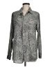 T Tahari 100% Polyester Paisley Gray Long Sleeve Blouse Size M - photo 1