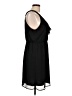 Mossimo 100% Polyester Solid Black Casual Dress Size L - photo 4
