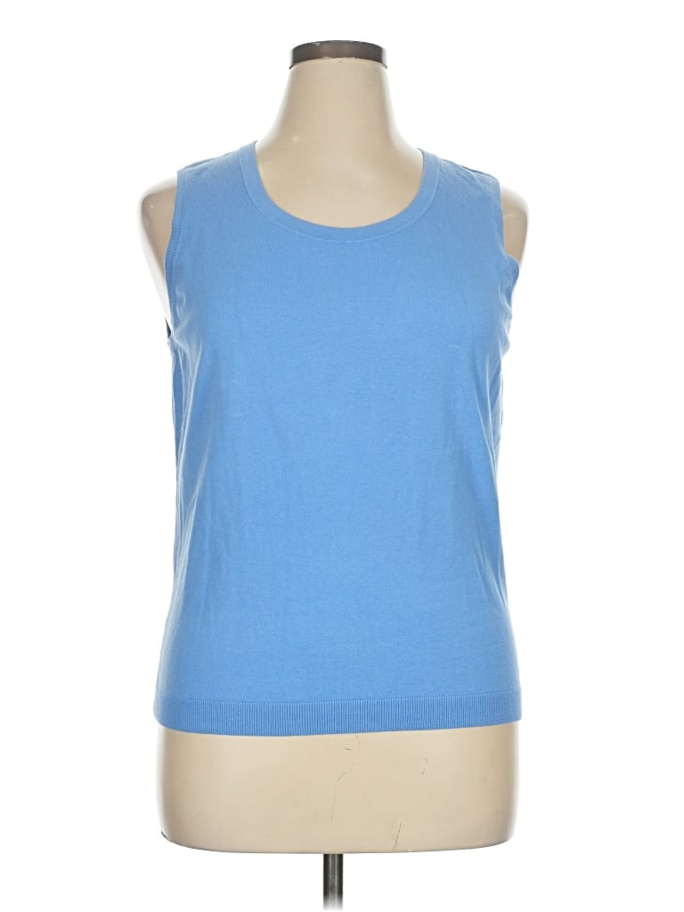 Pre-owned Talbots Sweater Vest In Blue