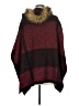 Assorted Brands Burgundy Poncho Size M - photo 2