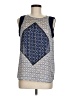 Outback Red 100% Polyester Color Block Blue Sleeveless Blouse Size M - photo 1