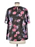 Torrid 100% Nylon Black Short Sleeve Blouse Size Med (00) - photo 2