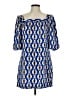 She's Cool Print Blue Casual Dress Size M - photo 1