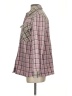 Umgee Plaid Pink Long Sleeve Button-Down Shirt Size S - photo 5