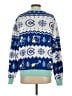 Assorted Brands Print Blue Pullover Sweater Size S - photo 2