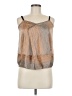 Derek Lam 100% Polyester Tan Sleeveless Blouse Size M - photo 1