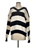 Shein 100% Polyester Stripes Black Pullover Sweater Size 4 - photo 1