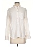 J.Crew Solid Ivory Long Sleeve Button-Down Shirt Size 2 - photo 1