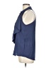 Papaya 100% Polyester Blue Sleeveless Blouse Size L - photo 5