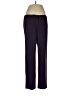 Larry Levine Color Block Purple Casual Pants Size 8 - photo 1