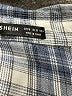 Shein 100% Polyester Plaid Blue 3/4 Sleeve Blouse Size 6 - photo 7