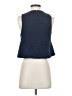 Elizabeth and James Blue Sleeveless Blouse Size S - photo 2