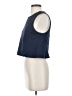 Elizabeth and James Blue Sleeveless Blouse Size S - photo 5