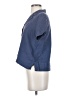 Everlane Blue Short Sleeve Button-Down Shirt Size 2 - photo 5