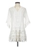 Indigo Thread Co. 100% Cotton White 3/4 Sleeve Blouse Size XS - photo 1