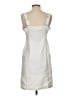 Versona Solid White Casual Dress Size S - photo 2