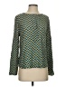 Hinge 100% Rayon Chevron-herringbone Green Cardigan Size S - photo 1