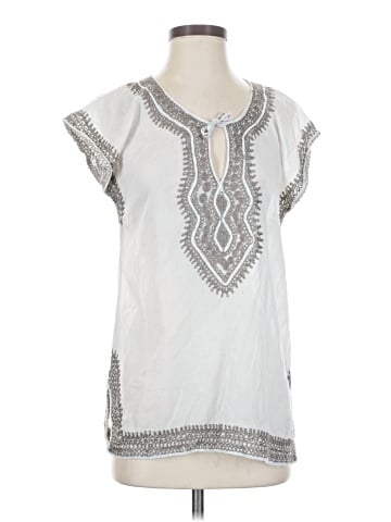 Calypso by Christiane Celle Short Sleeve Blouse (view 1)