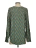 Hinge 100% Rayon Chevron-herringbone Green Cardigan Size S - photo 2