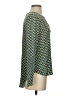 Hinge 100% Rayon Chevron-herringbone Green Cardigan Size S - photo 4