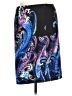 White Mark Paisley Blue Casual Skirt Size L - photo 2