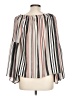 Peppermint Gray Ivory 3/4 Sleeve Blouse Size L - photo 2