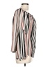 Peppermint Gray Ivory 3/4 Sleeve Blouse Size L - photo 4