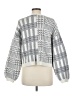Splendid Checkered-gingham Gray Pullover Sweater Size M - photo 2