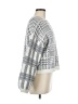 Splendid Checkered-gingham Gray Pullover Sweater Size M - photo 4