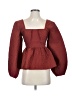 Jonathan Simkhai Burgundy 3/4 Sleeve Blouse Size 0 - photo 1