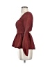 Jonathan Simkhai Burgundy 3/4 Sleeve Blouse Size 0 - photo 5