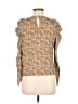 Rebecca Minkoff Brown Long Sleeve Blouse Size XS - photo 2