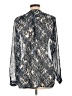 CAbi 100% Polyester Gray Long Sleeve Blouse Size L - photo 2