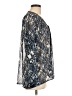 CAbi 100% Polyester Gray Long Sleeve Blouse Size L - photo 4