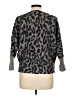 Jennifer Lopez Animal Print Gray Pullover Sweater Size L - photo 2