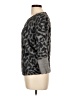 Jennifer Lopez Animal Print Gray Pullover Sweater Size L - photo 5
