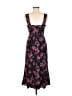 Hutch 100% Polyester Floral Black Cocktail Dress Size 2 - photo 2