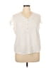 Unbranded Ivory Short Sleeve Blouse Size 2X - photo 1