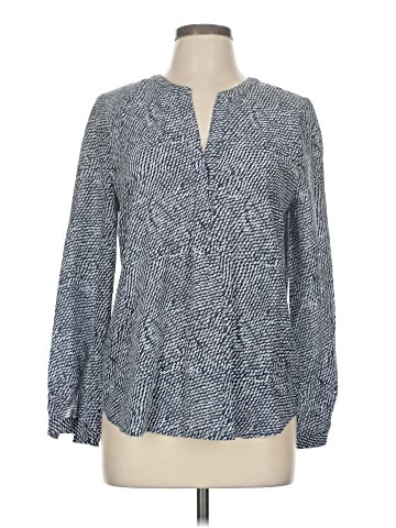 Joie Long Sleeve Silk Top (view 1)