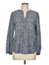 Joie 100% Silk Blue Long Sleeve Silk Top Size M - photo 1