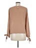 Shein Tan Long Sleeve Blouse Size 6 - photo 2