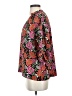 Gibson 100% Polyester Floral Pink Red Short Sleeve Blouse Size S - photo 5
