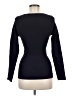 Max Studio Solid Blue Black Long Sleeve Top Size M - photo 2