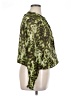 Fashion Bug 100% Polyester Animal Print Green Long Sleeve Blouse Size 1X - photo 4