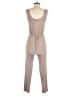 Final Touch Solid Tan Jumpsuit Size S - photo 2