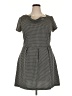 Maison Jules Polka Dots Gray Casual Dress Size XXL - photo 1