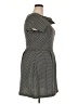 Maison Jules Polka Dots Gray Casual Dress Size XXL - photo 4