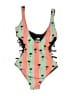 Assorted Brands Print Orange One Piece Swimsuit Size XS - photo 2