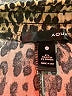 Aqua Animal Print Gold Casual Pants Size XS - photo 4