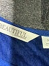 BEAUTIFUL 100% Polyester Blue Long Sleeve Blouse Size M - photo 7